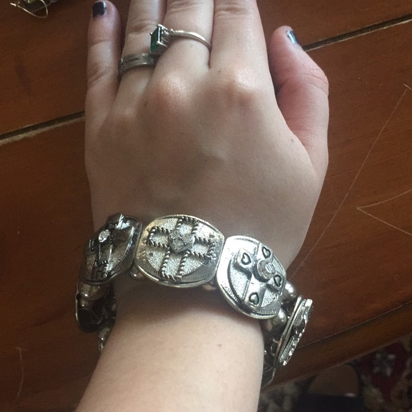 Metal Bracelet with Crosses! - Picture 1 of 4